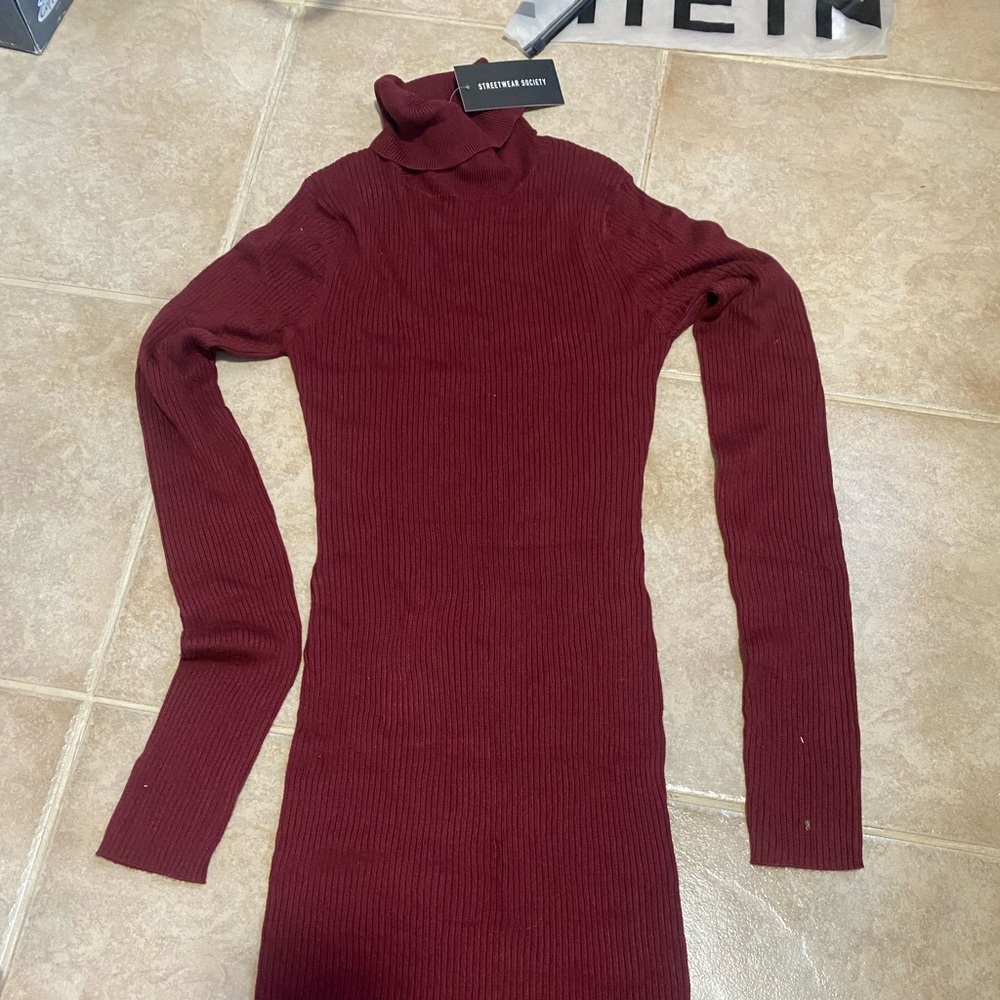 Turtleneck dress